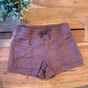 Athleta Cabo Linen Shorts
